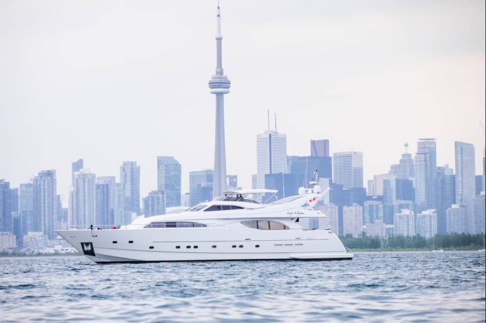 toronto summer event private yacht